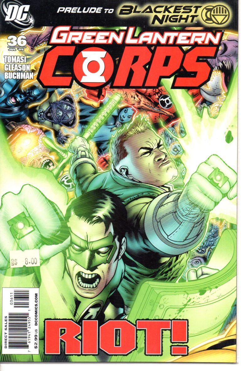 GREEN LANTERN CORPS RIOT - 36 TOMASI CLEASON BUCHMAN