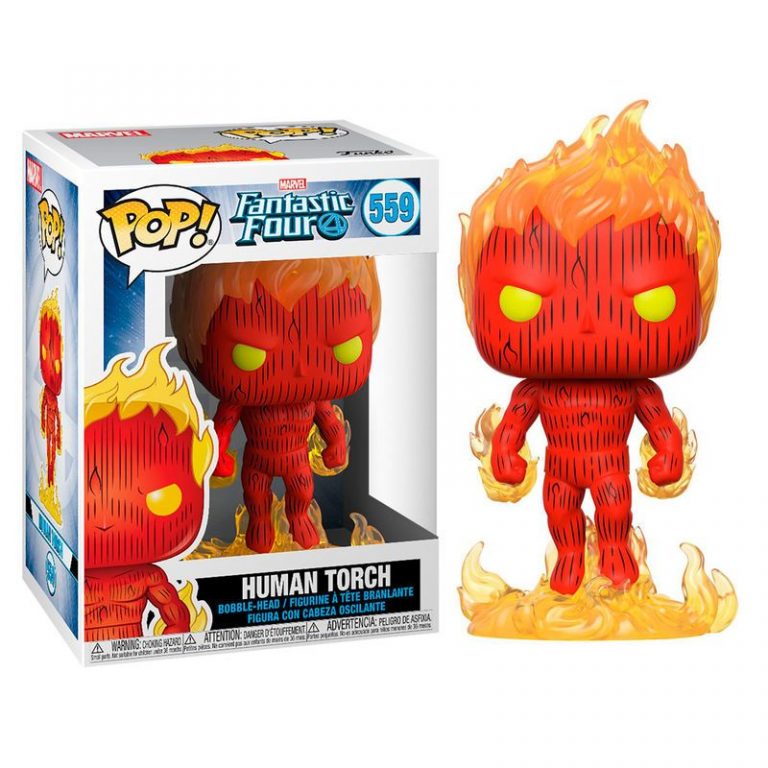 FUNKO POP # 559 HUMAN TORCH - FANSATY FOUR