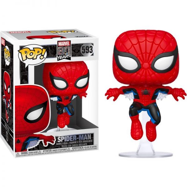 FUNKO POP # 593 SPIDERMAN - SPIDERMAN 889698469524