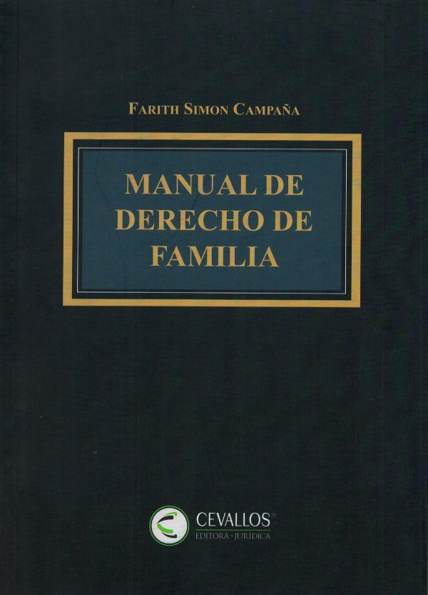 MANUAL DE DERECHO DE FAMILIA 9789942794239