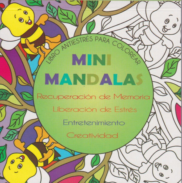 MINI MANDALAS - LIBRO ANTIESTRES PARA COLOREAR 8429829607283