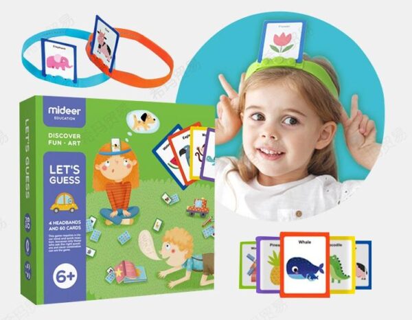 LETS GUESS - 4 HEADBANDS AND 60 CARDS 6+ 6936352510482