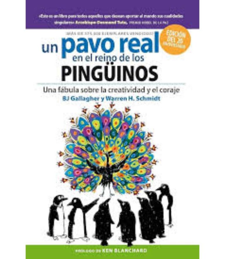 UN PAVO REAL EN EL REINO DE LOS PINGINOS