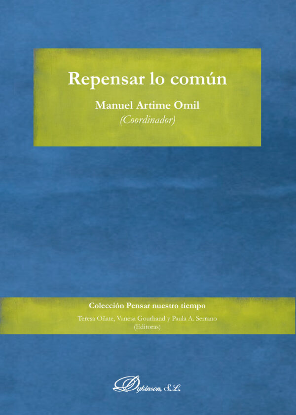 REPENSAR LO COMÚN. 9788413243504