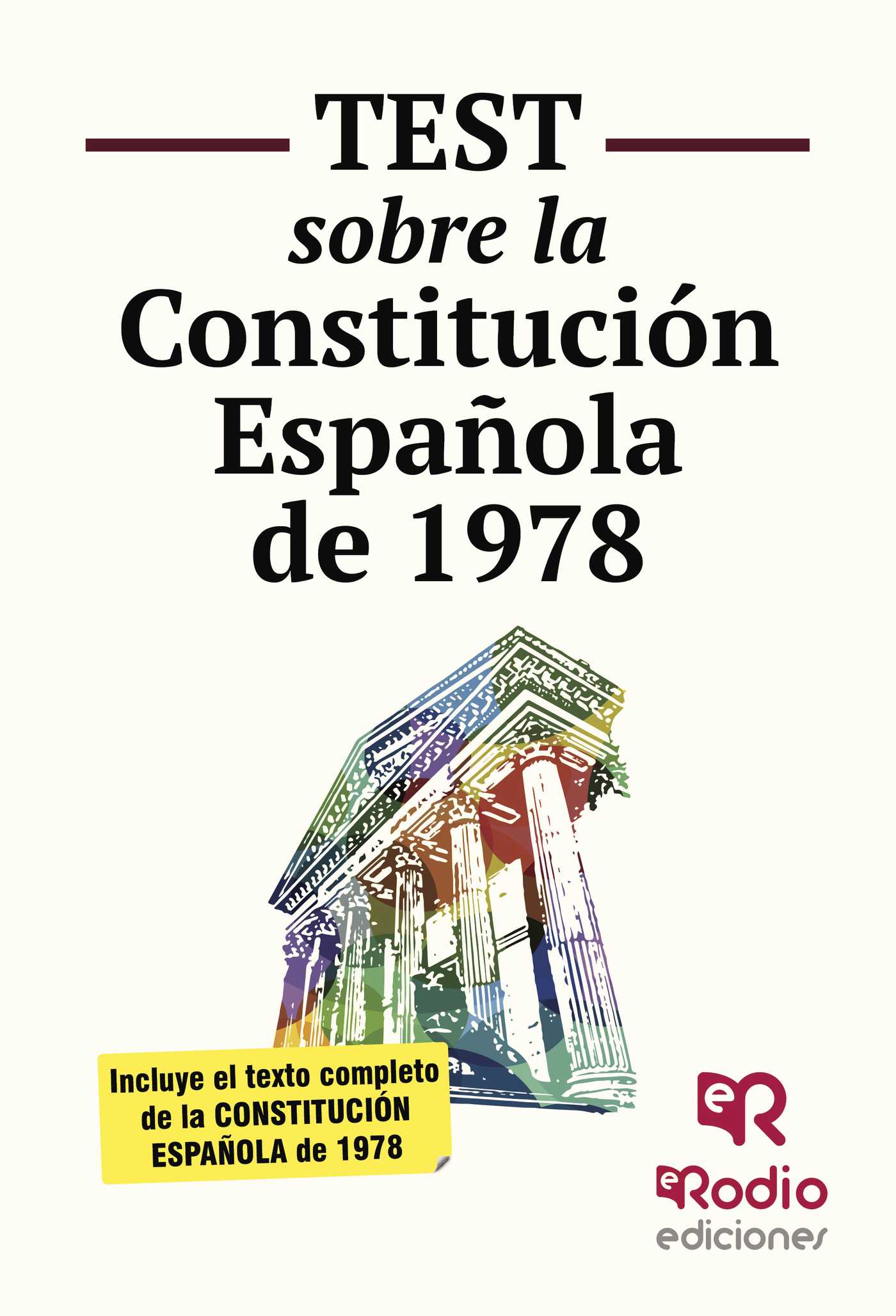 test constitucion española por titulos