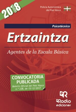 ERTZAINTZA. AGENTES DE LA ESCALA BÁSICA. PSICOTÉCNICO 9788417287429