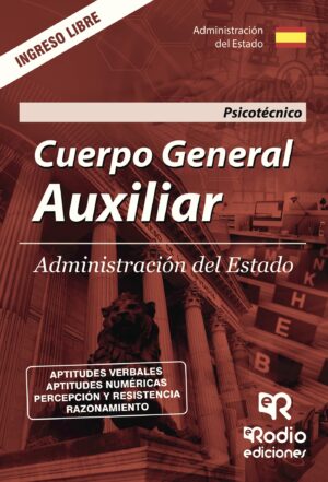 CUERPO GENERAL AUXILIAR. ADMINISTRACIÓN DEL ESTADO. PSICOTÉCNICO