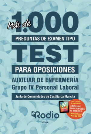 AUXILIAR DE ENFERMERÍA. GRUPO IV. PERSONAL LABORAL. JUNTA DE COMUNIDADES DE CASTILLA-LA M