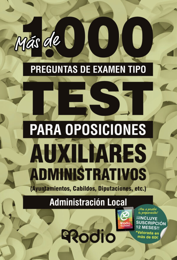 AUXILIARES ADMINISTRATIVOS (AYUNTAMIENTOS, CABILDOS, DIPUTACIONES, ETC.). ADMINISTRACIÓ