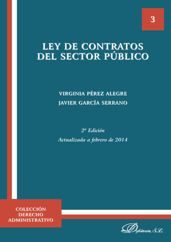 LEY DE CONTRATOS DEL SECTOR PÚBLICO 9788490850237