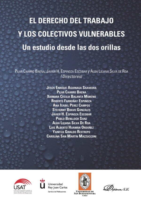 EL DERECHO DEL TRABAJO Y LOS COLECTIVOS VULNERABLES.UN ESTUDIO DESDE LAS DOS ORILLAS 9788491481157