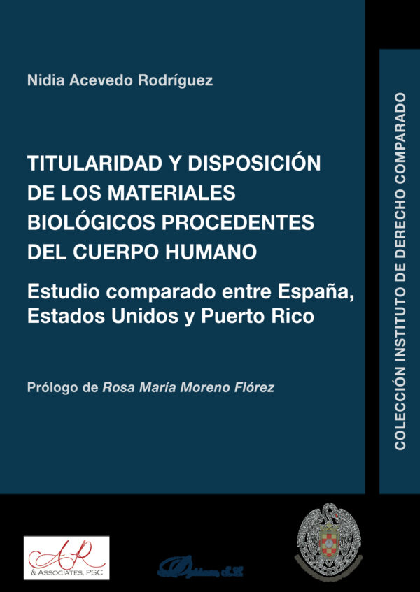 TITULARIDAD Y DISPOSICIÓN DE LOS MATERIALES BIOLÓGICOS PROCEDENTES DEL CUERPO HUMANO.EST 978849148