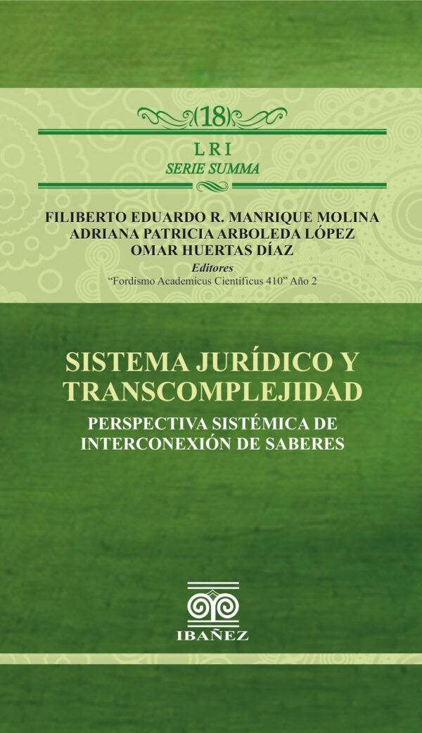 SISTEMA JURÍDICO Y TRANSCOMPLEJIDAD 9789585020030
