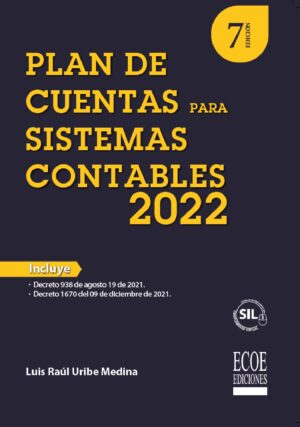 PLAN DE CUENTAS PARA SISTEMAS CONTABLES 9789585032309