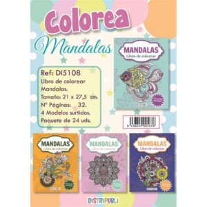 MANDALAS LIBRO DE COLOREAR RELAJACION ANTIESTRES 8436049005676