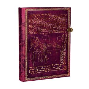 LIBRETA CON SEGURO - LAS HERMANAS BRONTE EN BLANCO 9781439752951
