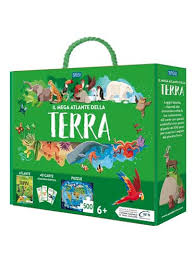 EL MEGA ATLAS DE LA TIERRA-PUZLE 9788418697524