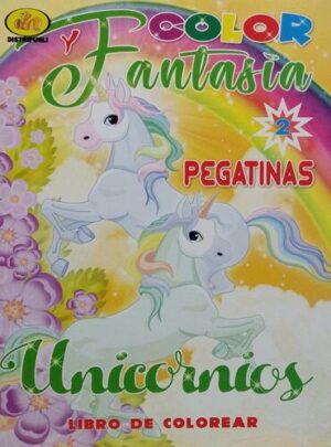 COLOR Y FANTASIA - UNICORNIOS 2 CON PEGATINAS