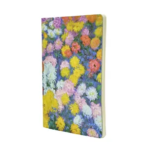 LIBRETA A4 FLEXI SIN SOLAPA PASTA SUAVE - MONET EN BLANCO