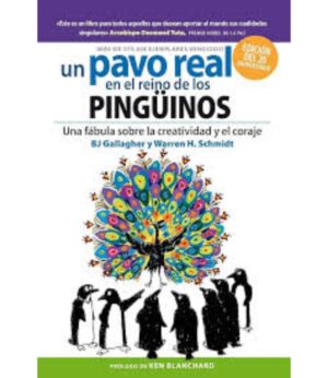 UN PAVO REAL EN EL REINO DE LOS PINGINOS