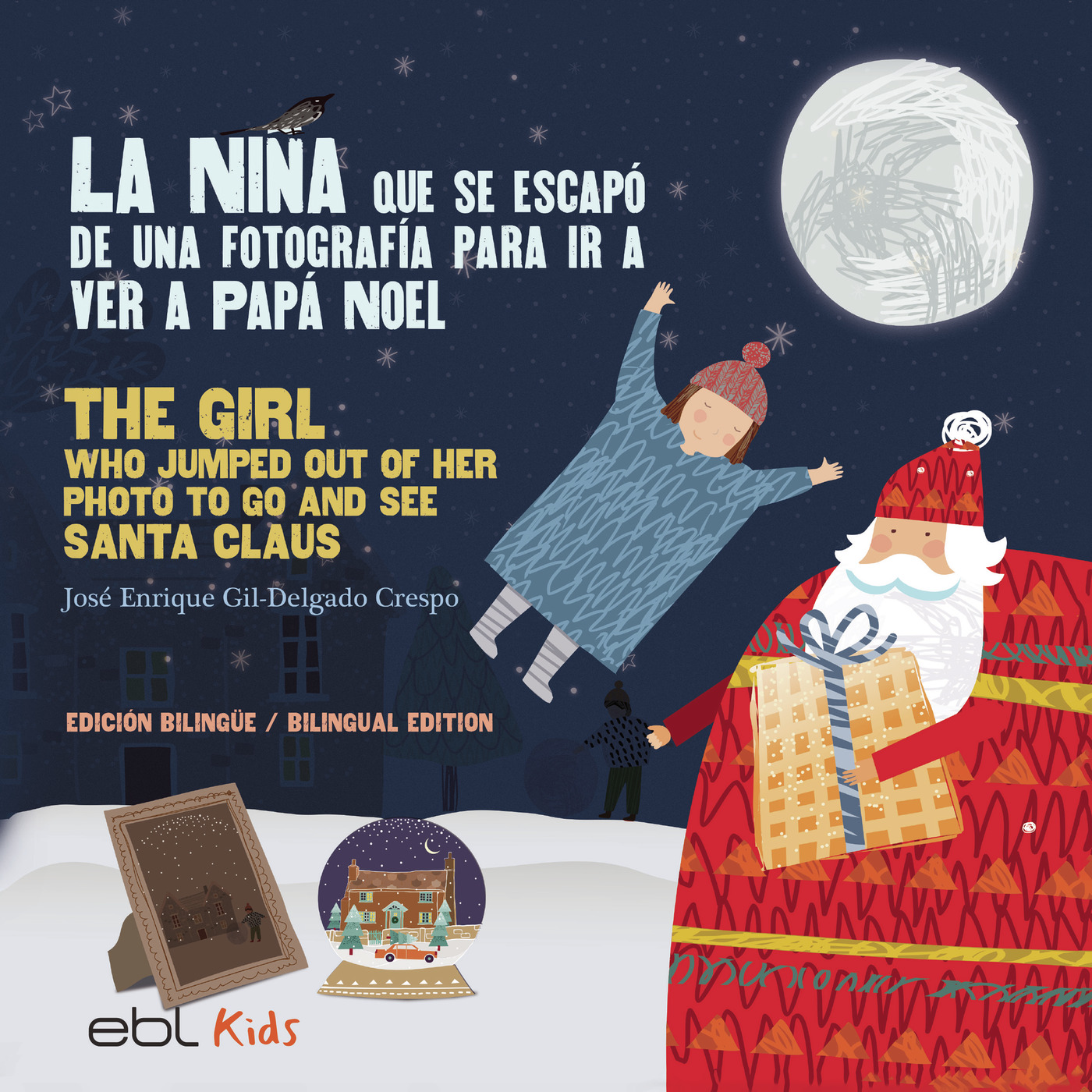 LA NIÑA QUE SE ESCAPÓ DE UNA FOTOGRAFÍA PARA IR A VER A PAPÁ NOEL