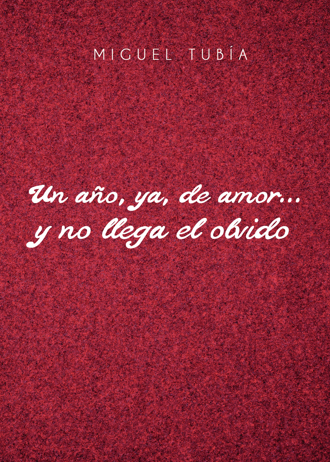 UN AÑO, YA, DE AMOR Y NO LLEGA EL OLVIDO