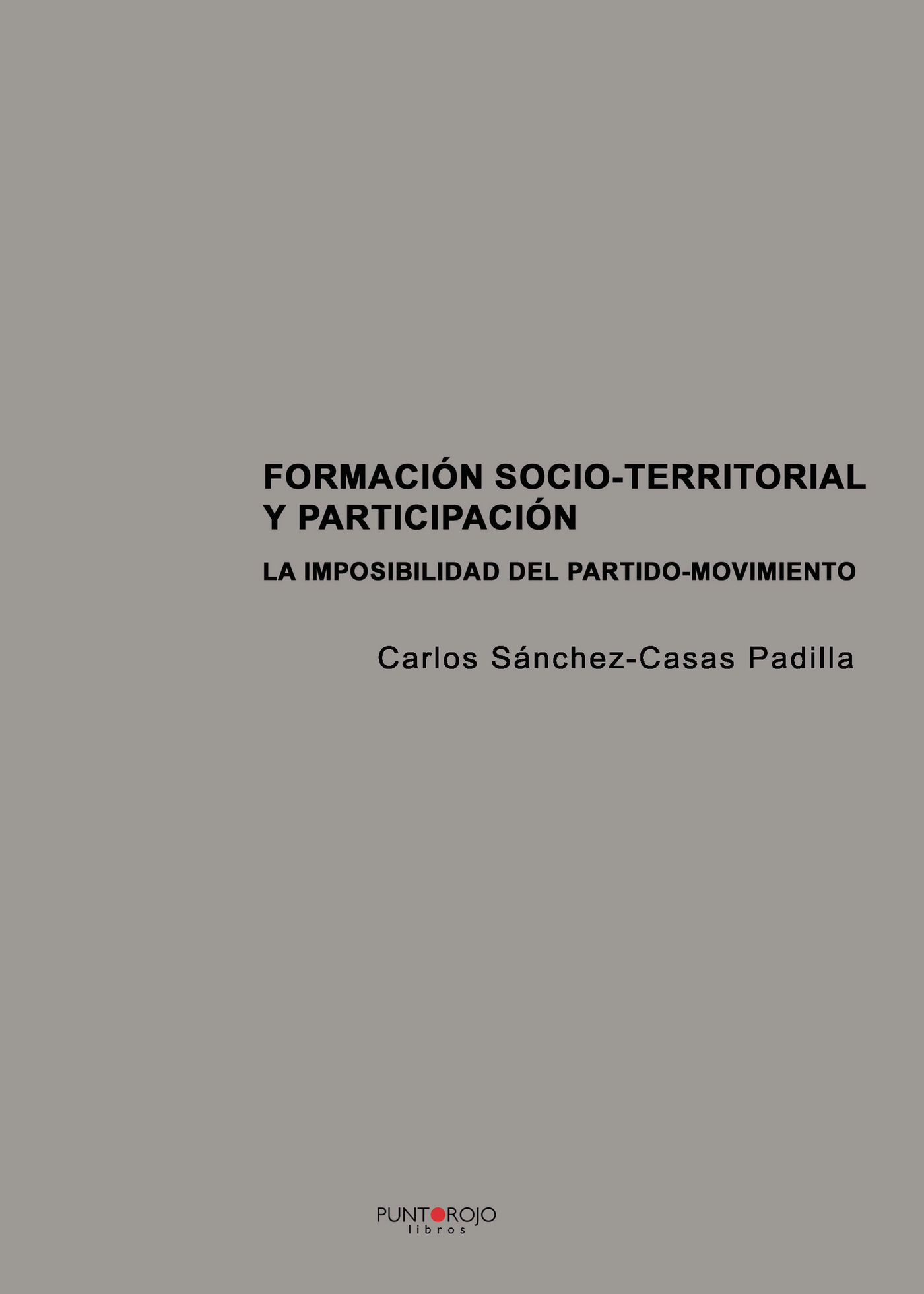 FORMACIÓN SOCIO-TERRITORIAL Y PARTICIPACIÓN