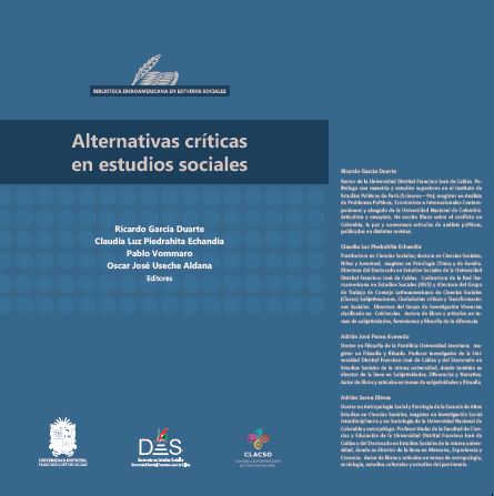 ALTERNATIVAS CRÍTICAS EN ESTUDIOS SOCIALES