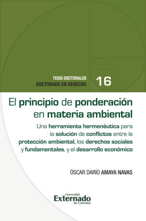 EL PRINCIPIO DE PONDERACIÓN EN MATERIA AMBIENTAL
