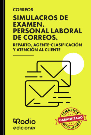CORREOS 2024. SIMULACROS DE EXAMEN. PERSONAL LABORAL DE CORREOS. REPARTO, AGENTE-CLASIFICA