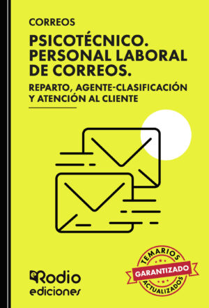CORREOS 2024. PSICOTÉCNICO. PERSONAL LABORAL DE CORREOS. REPARTO, AGENTE-CLASIFICACIÓN Y