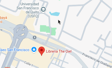 Ubicación de la librería The Owl