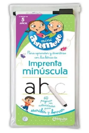 MINI ABREMENTE IMPRENTA MINUSCULA 40 PAGINAS CON ACTIVIDADES
